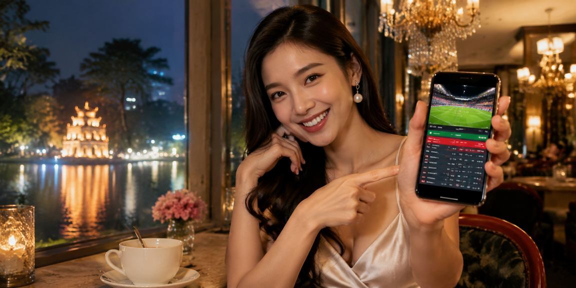Điện thoại tại quán cà phê Hà Nội mở trang 4312 bằng trình duyệt web